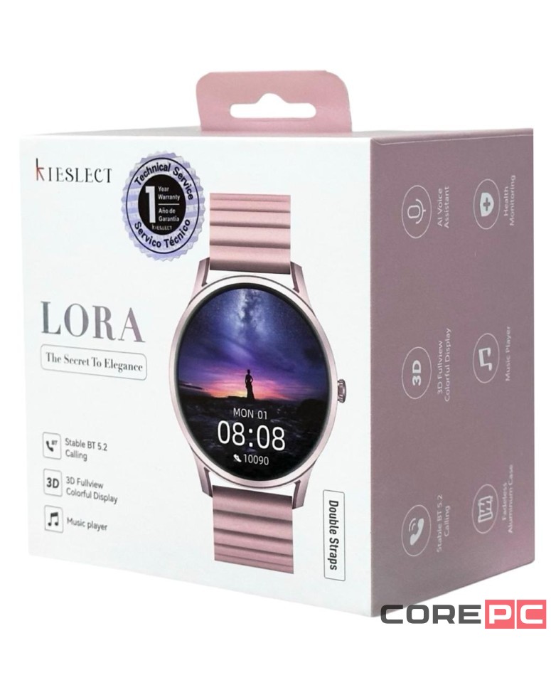 Умные часы Kieslect Lady Calling Watch Lora (EU)розовые
