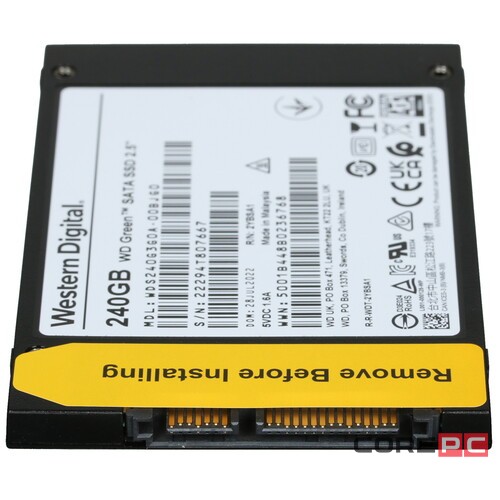 Твердотельный накопитель Western Digital 240 Gb Green WDS240G3G0A