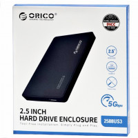 Внешний корпус для HDD/SSD 2.5" Orico 2588UC3 USB3.0 Micro-B черный