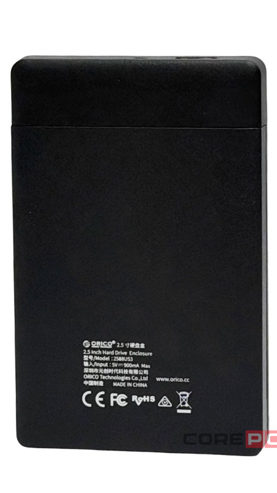 Внешний корпус для HDD/SSD 2.5" Orico 2588UC3 USB3.0 Micro-B черный