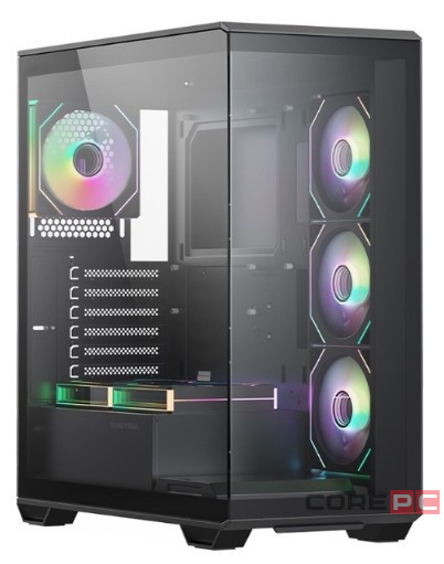 Компьютерный корпус XASTRA Q600 6ARGB-C10 ARGB Black (Q600-6FM12A-C10)