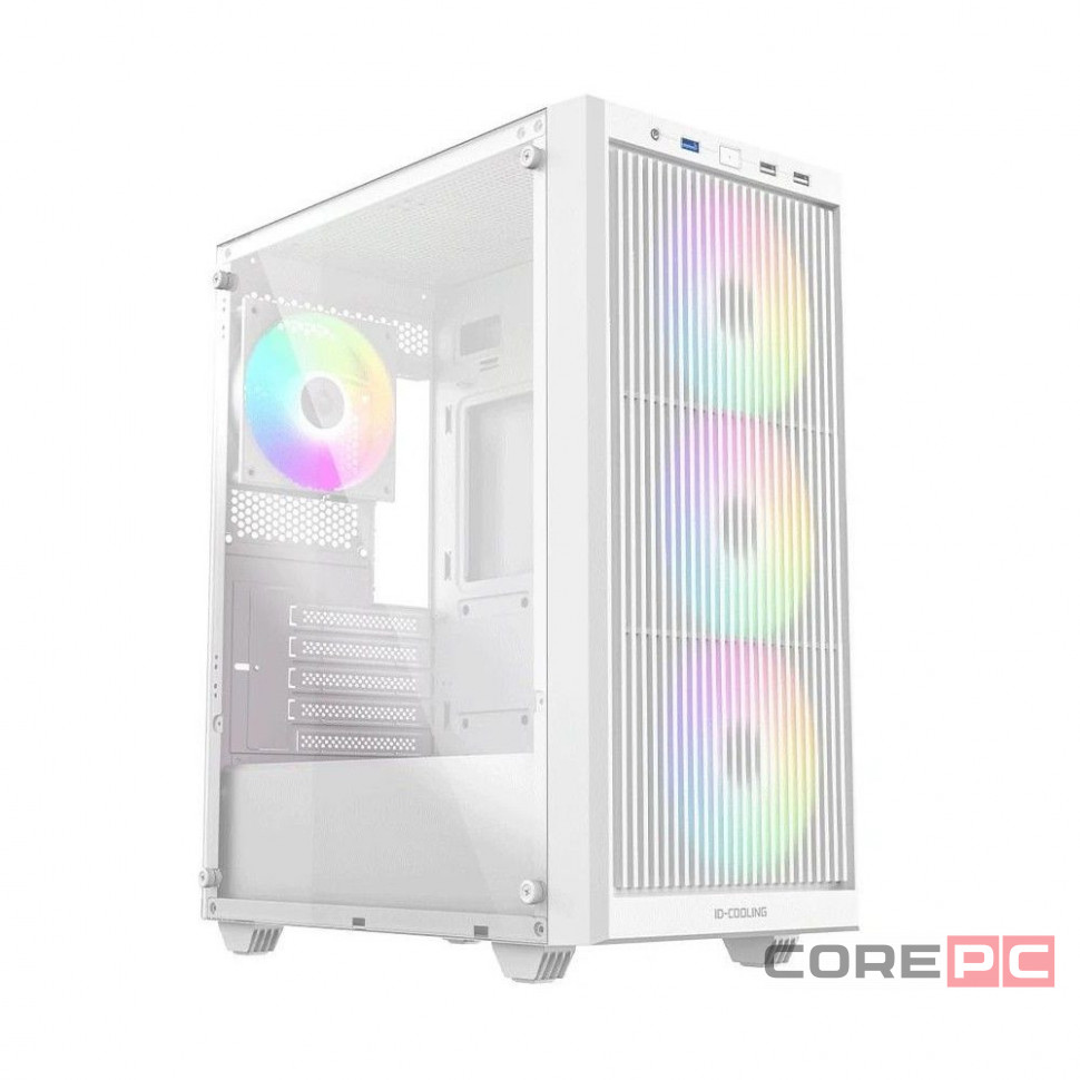 Компьютерный корпус ID-Cooling WARE 310 TG ARGB White
