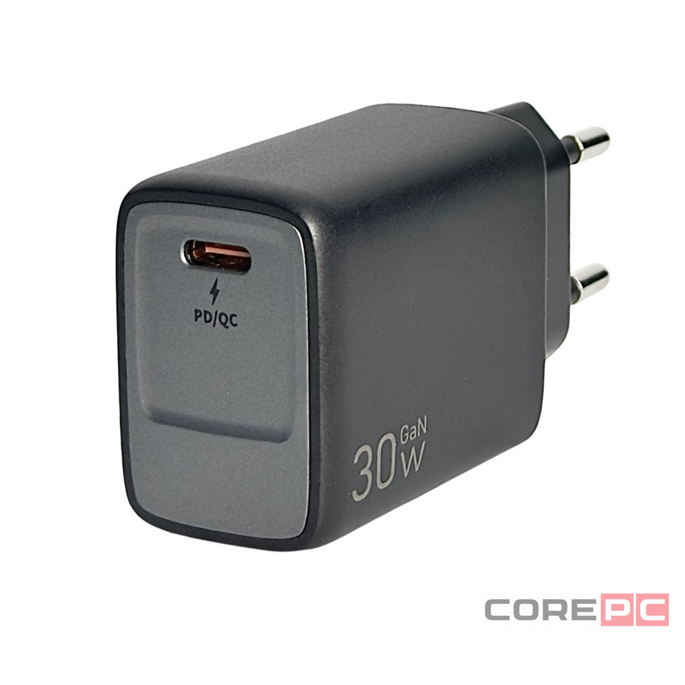 Сетевое зар. устр. Keephone Booster 1C Gan 30W черное