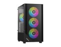 Компьютерный корпус XASTRA A401M 4FRGB Black (A401M-4FC12F-BK)