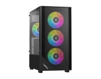 Компьютерный корпус XASTRA A401M 4FRGB Black (A401M-4FC12F-BK)