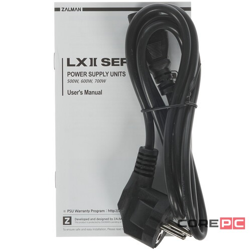 Блок питания Zalman 500W ZM500-LXII