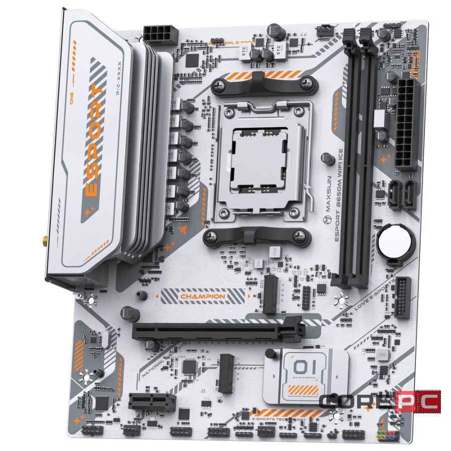 Материнская плата MaxSun MS-eSport B650M WIFI6 ICE (6940709661055)