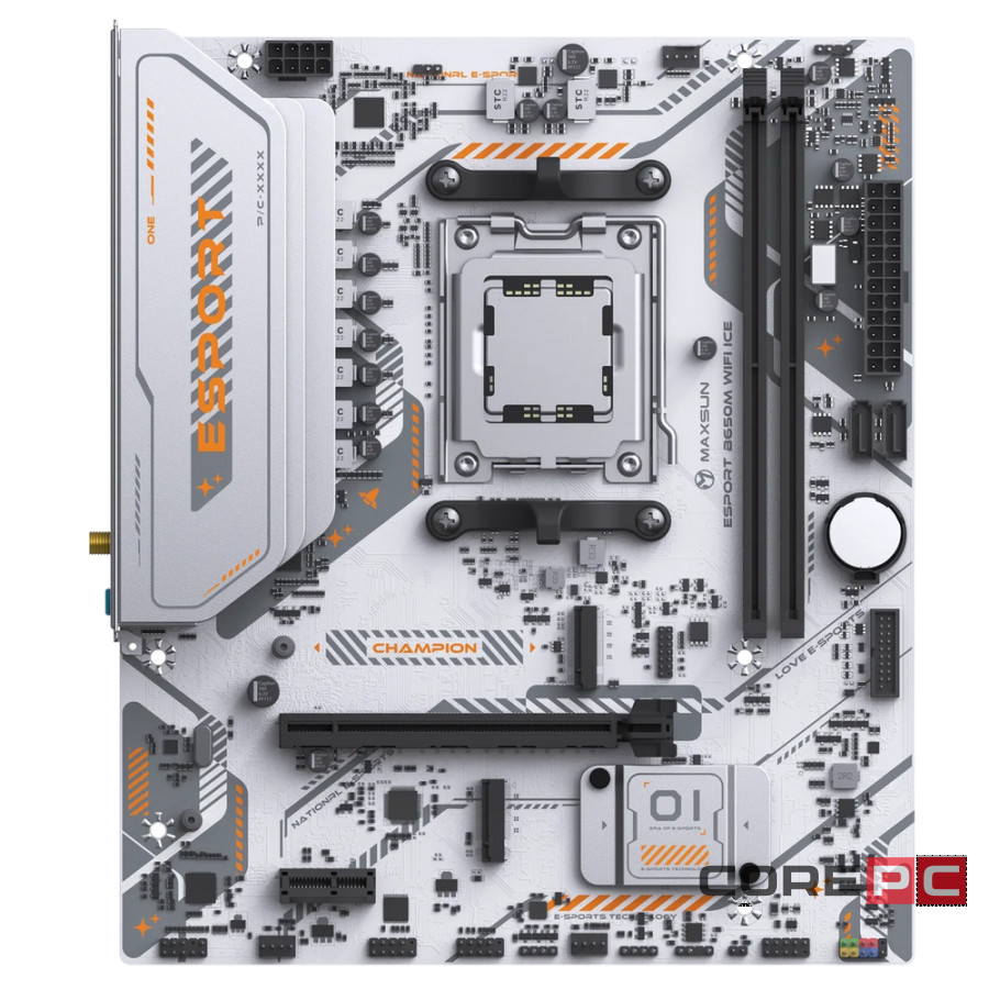 Материнская плата MaxSun MS-eSport B650M WIFI6 ICE (6940709661055)