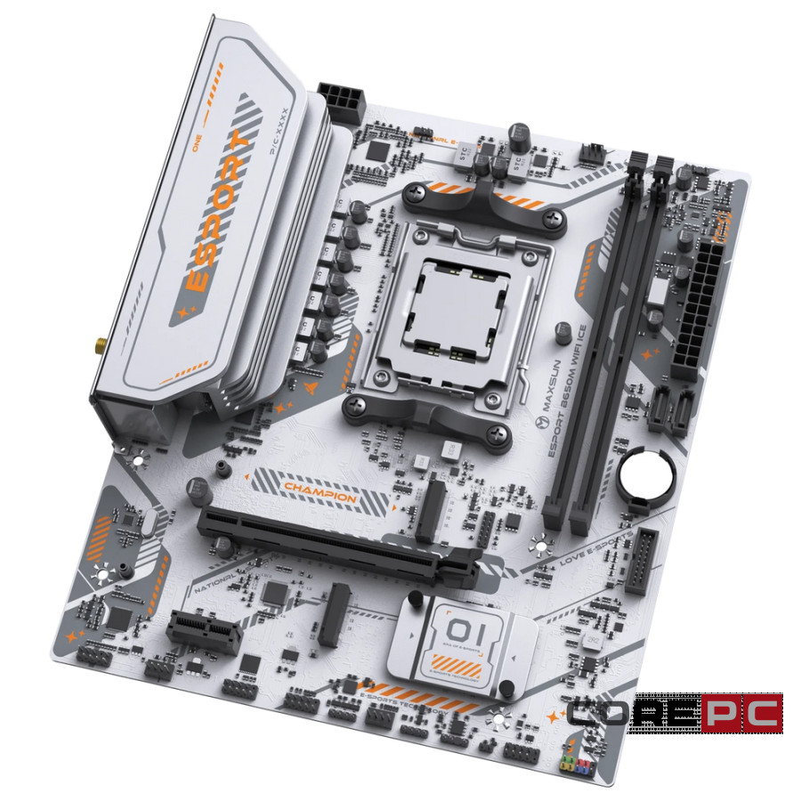 Материнская плата MaxSun MS-eSport B650M WIFI6 ICE (6940709661055)