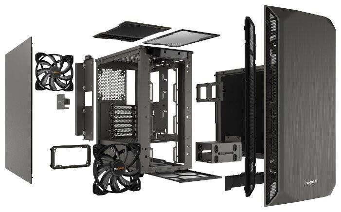 Компьютерный корпус Be Quiet! PURE BASE 500 Metallic Gray (BG036)