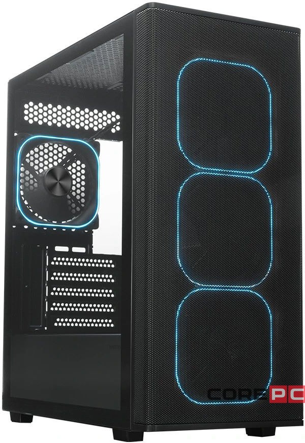 Компьютерный корпус XASTRA A300M 4ARGB-C6 TG Black (A300M-4FG12A-C6)