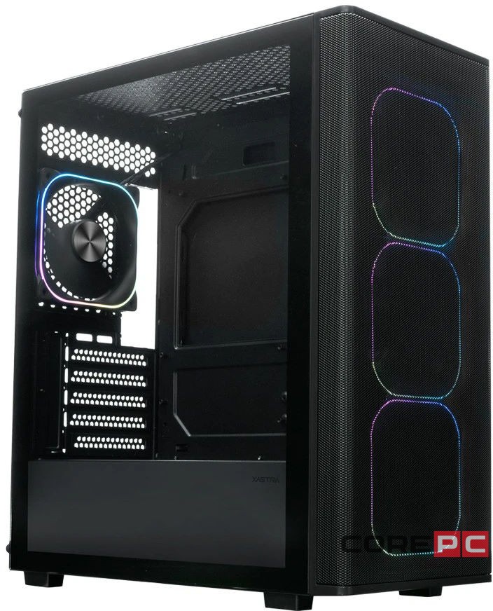Компьютерный корпус XASTRA A300M 4ARGB-C6 TG Black (A300M-4FG12A-C6)