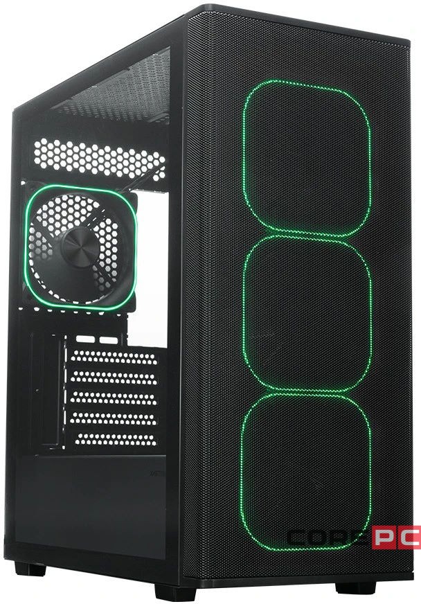 Компьютерный корпус XASTRA A300M 4ARGB-C6 TG Black (A300M-4FG12A-C6)