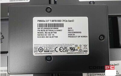 Твердотельный накопитель Samsung 7680 Gb PM983a (MZQLB7T6HALA-00W07)