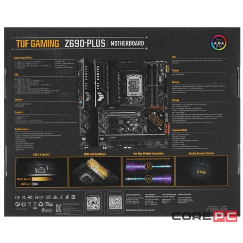 Материнская плата ASUS TUF GAMING Z690-PLUS 90MB1AV0-M0EAY0