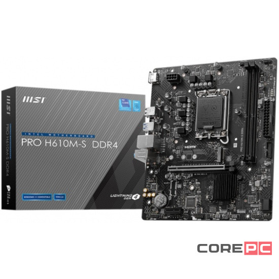 Материнская плата MSI PRO H610M-S DDR4