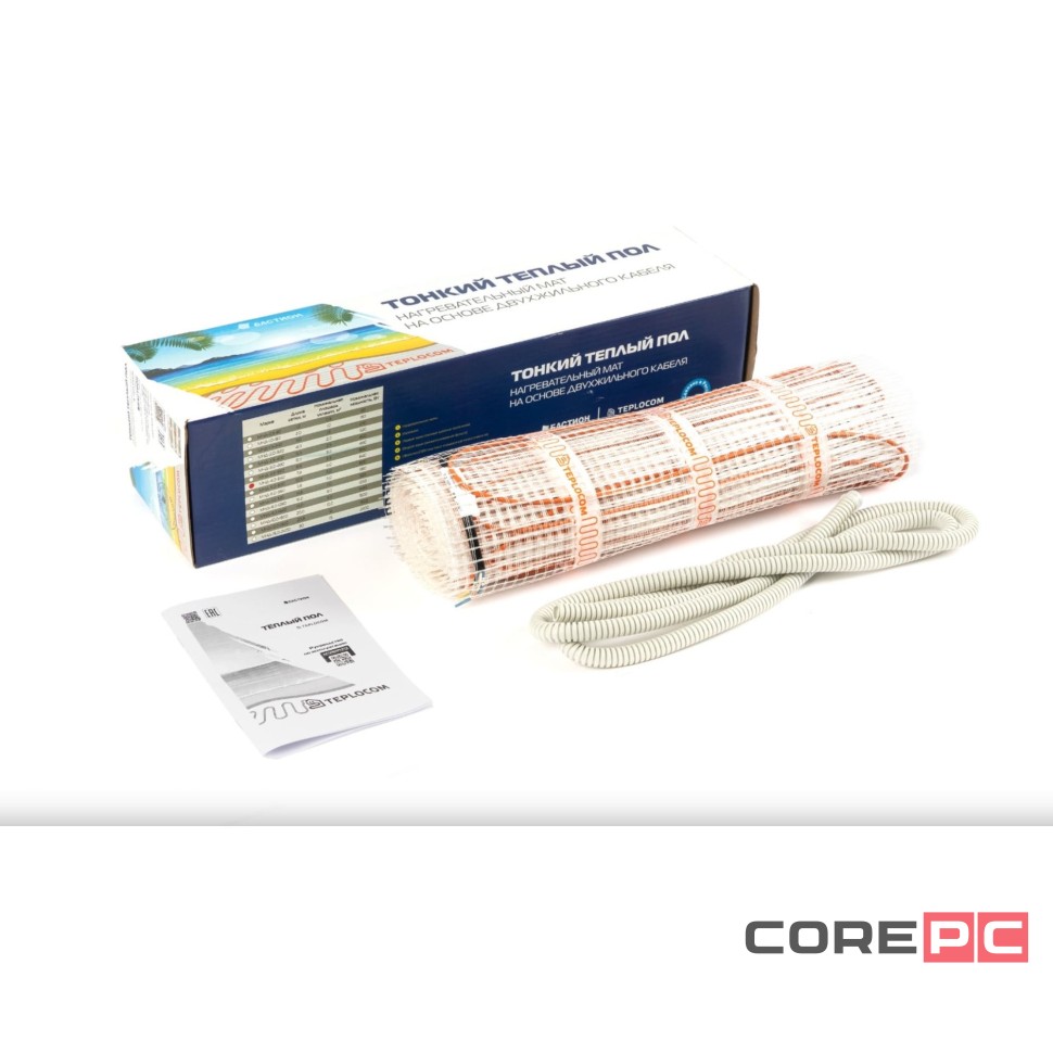 Мат нагревательные двужильные TEPLOCOM МНД-7,0 - 1120 Вт