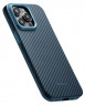 Накладка для i-Phone 15 Pro 6.1" Pitaka MagEZ Case Pro 4  Protective Yet Slim синий, кевлар(арамид)