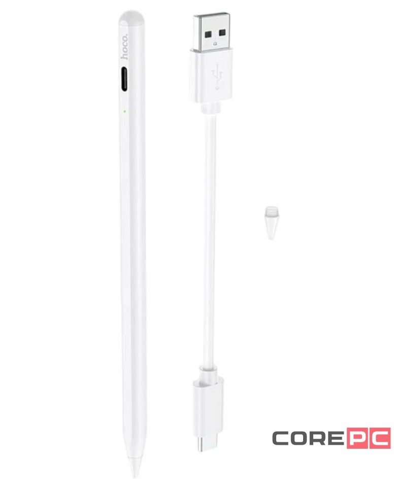 Стилус Hoco GM102 Smooth series active anti-mistake touch capacitive pen for iPAD белый