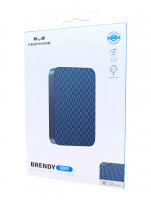 Powerbank магнитный с MagSafe Keephone Brendy 10000mAh синий с узором