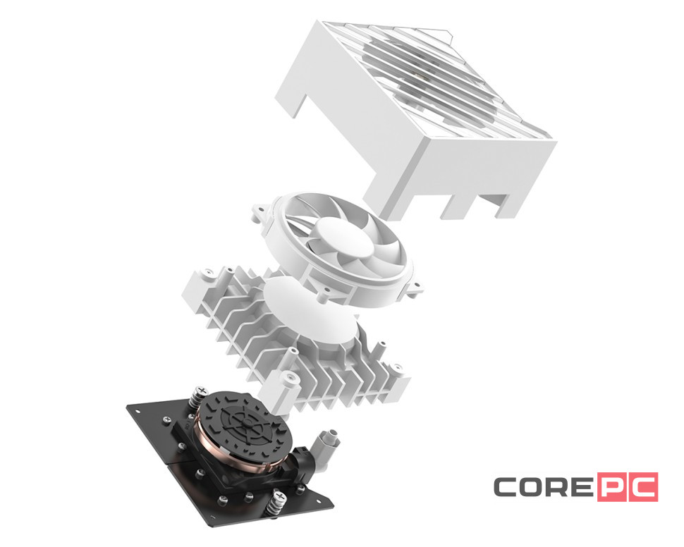 Система жидкостного охлаждения для процессора ID-COOLING DASHFLOW 360 XT LITE White