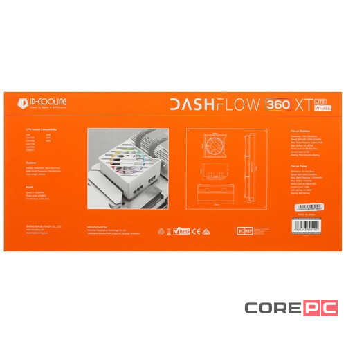 Система жидкостного охлаждения для процессора ID-COOLING DASHFLOW 360 XT LITE White