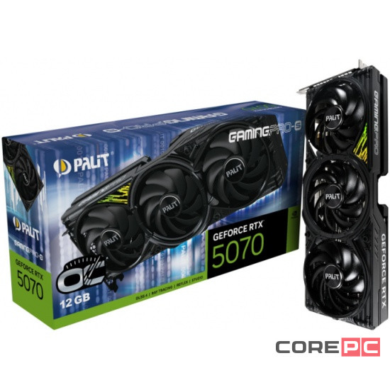 Видеокарта Palit (NE75070T19K9-GB2050U) GeForce RTX 5070 12GB GAMINGPRO-S OC
