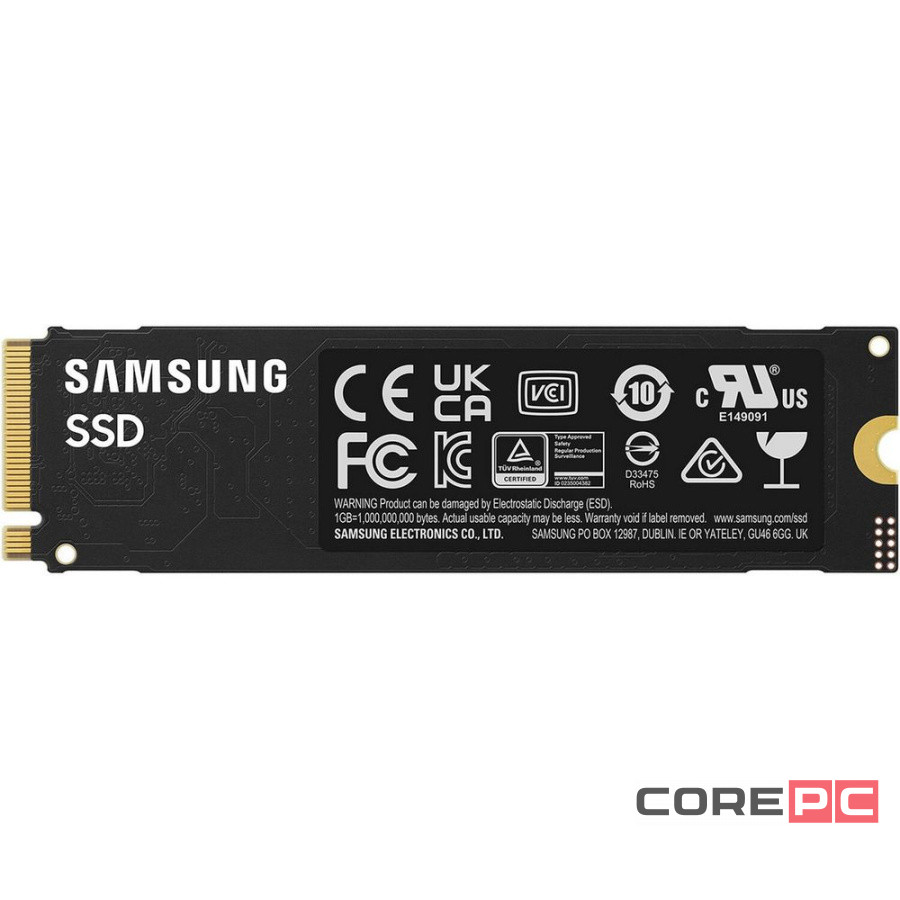 Твердотельный накопитель Samsung 1000 Gb 990 (MZ-V9S1T0B/AM)