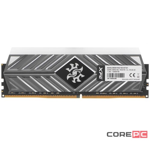 Оперативная память 16 Gb 3600 MHz ADATA XPG SPECTRIX D41 RGB (AX4U360016G18I-ST41)