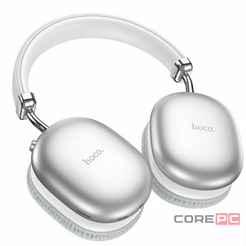 Стереонаушники Bluetooth полноразмерные Hoco W35 Max V5.3/45ч серебристые