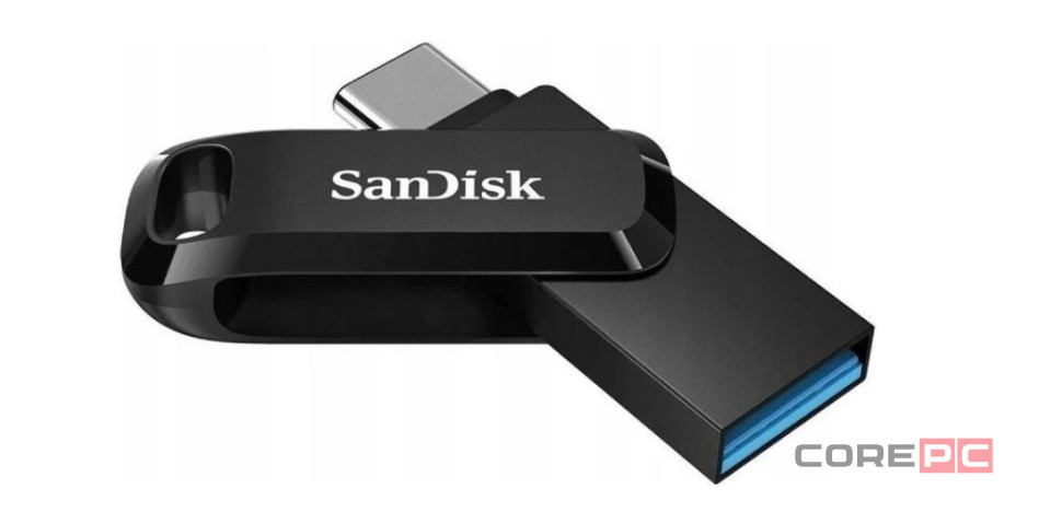 3.2 USB флеш накопитель SanDisk 512GB Ultra Dual Drive Type-c (SDDDC3-512G-G46) черный