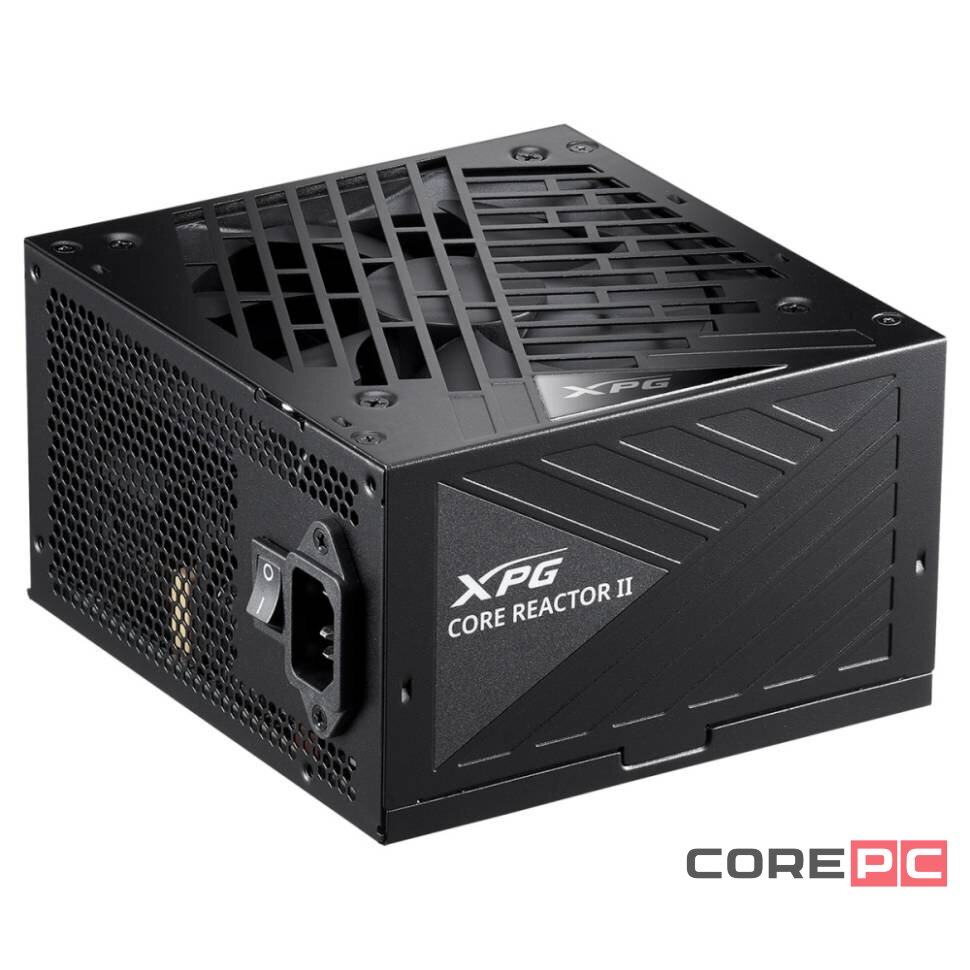 Блок питания ADATA XPG 850W CORE REACTOR II Black (COREREACTORII850G-BKCEU) (PCIe 5.0 Connector Cable Details)