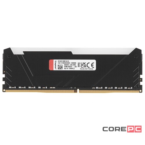 Оперативная память 16 Gb 3200 MHz Kingston FURY Beast RGB XMP Black (KF432C16BB12A/16)