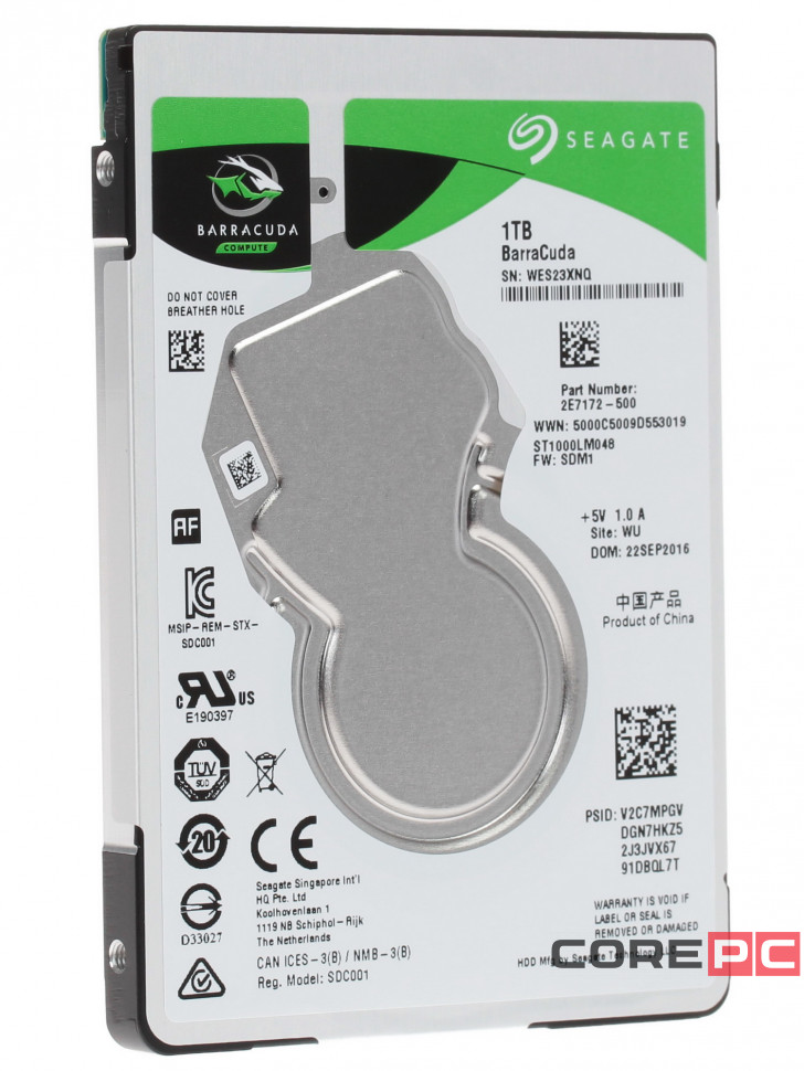 Жесткий диск Seagate 1000 Gb (ST1000LM048)