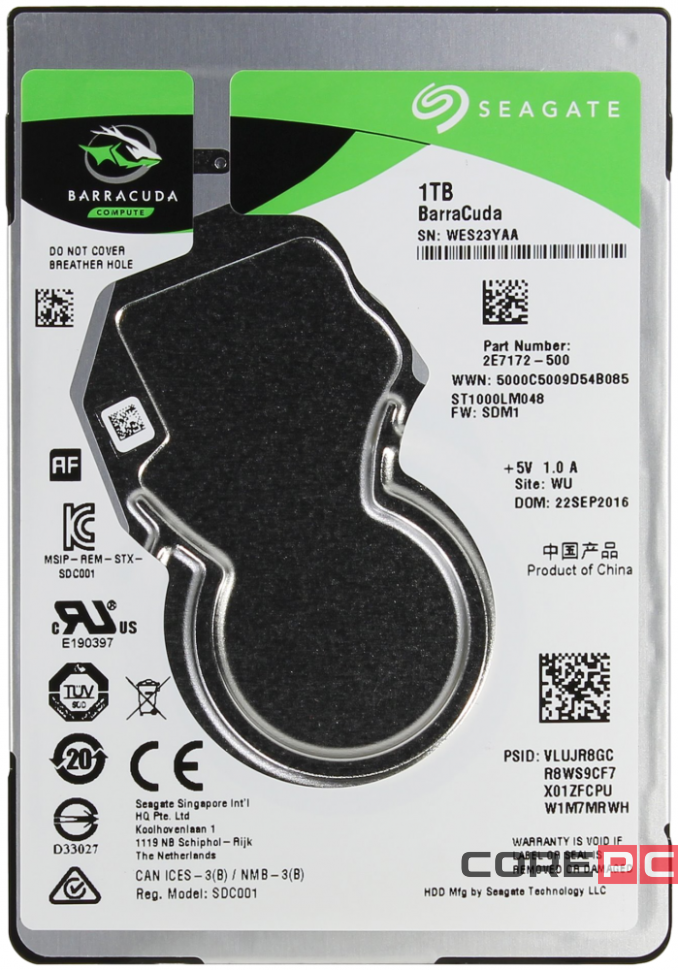 Жесткий диск Seagate 1000 Gb (ST1000LM048)