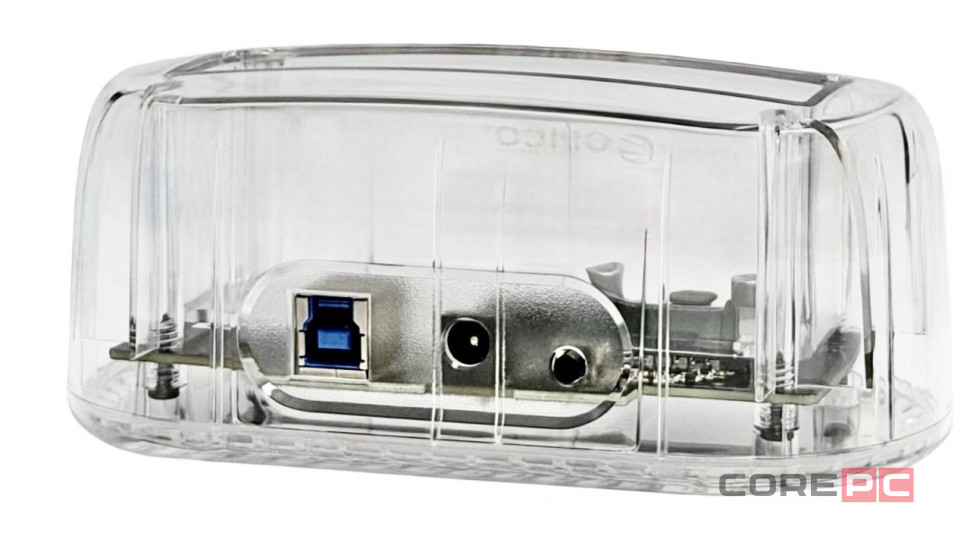 Док-станция для 1 HDD Orico 6139-U3 5Gbps USB3.0 прозрачная