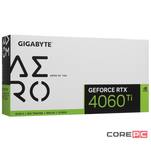 Видеокарта Gigabyte (GV-N406TAERO OC-16GD) GeForce RTX 4060 TI 16GB AERO OC