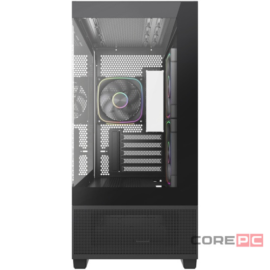 Компьютерный корпус Powercase Vision Micro S3B TG ARGB Black (CVMMSB-A3)