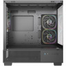 Компьютерный корпус Powercase Vision Micro S3B TG ARGB Black (CVMMSB-A3)