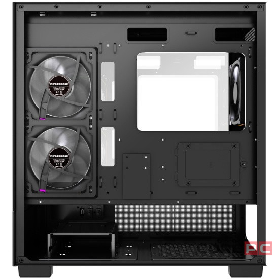 Компьютерный корпус Powercase Vision Micro S3B TG ARGB Black (CVMMSB-A3)