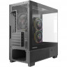 Компьютерный корпус Powercase Vision Micro S3B TG ARGB Black (CVMMSB-A3)