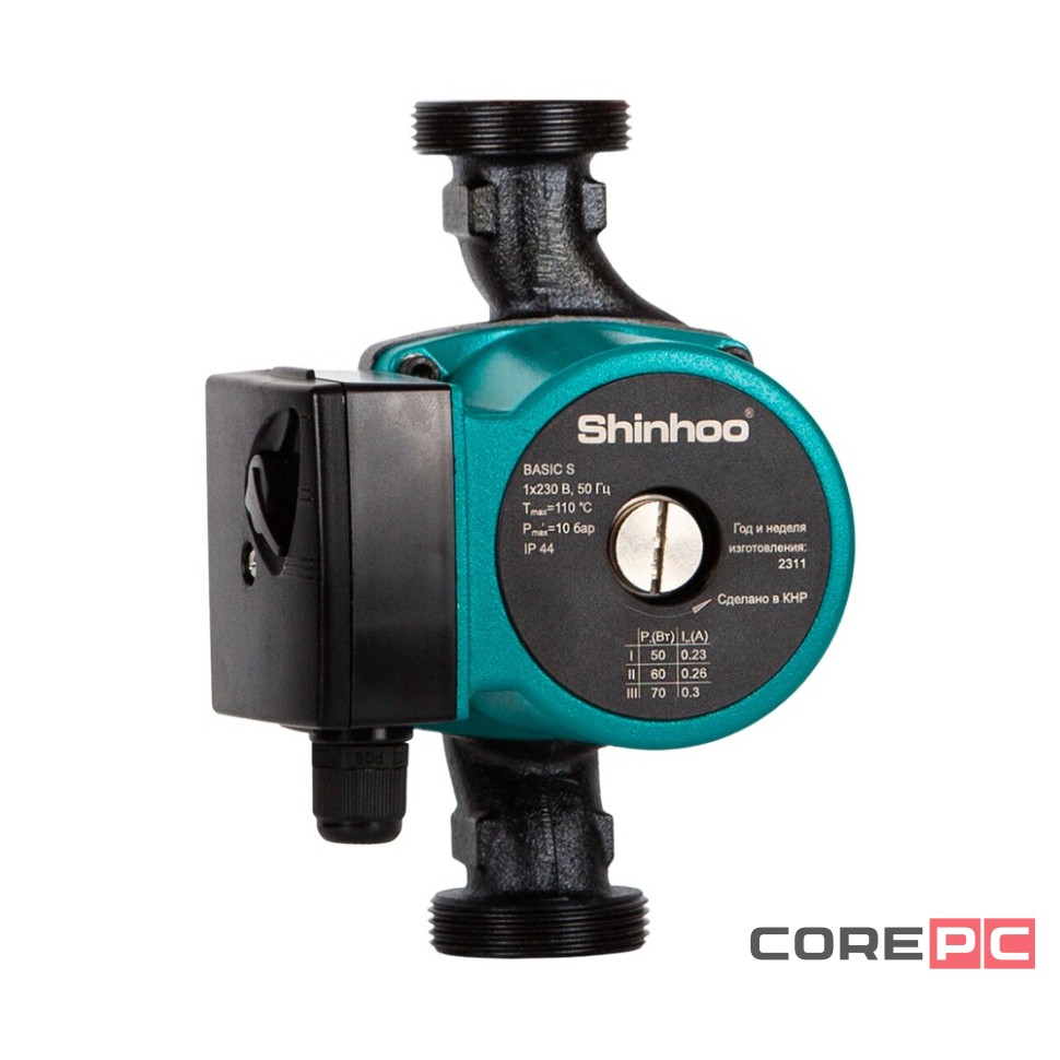 Насос циркуляционный Shinhoo BASIC S 25-8S 180