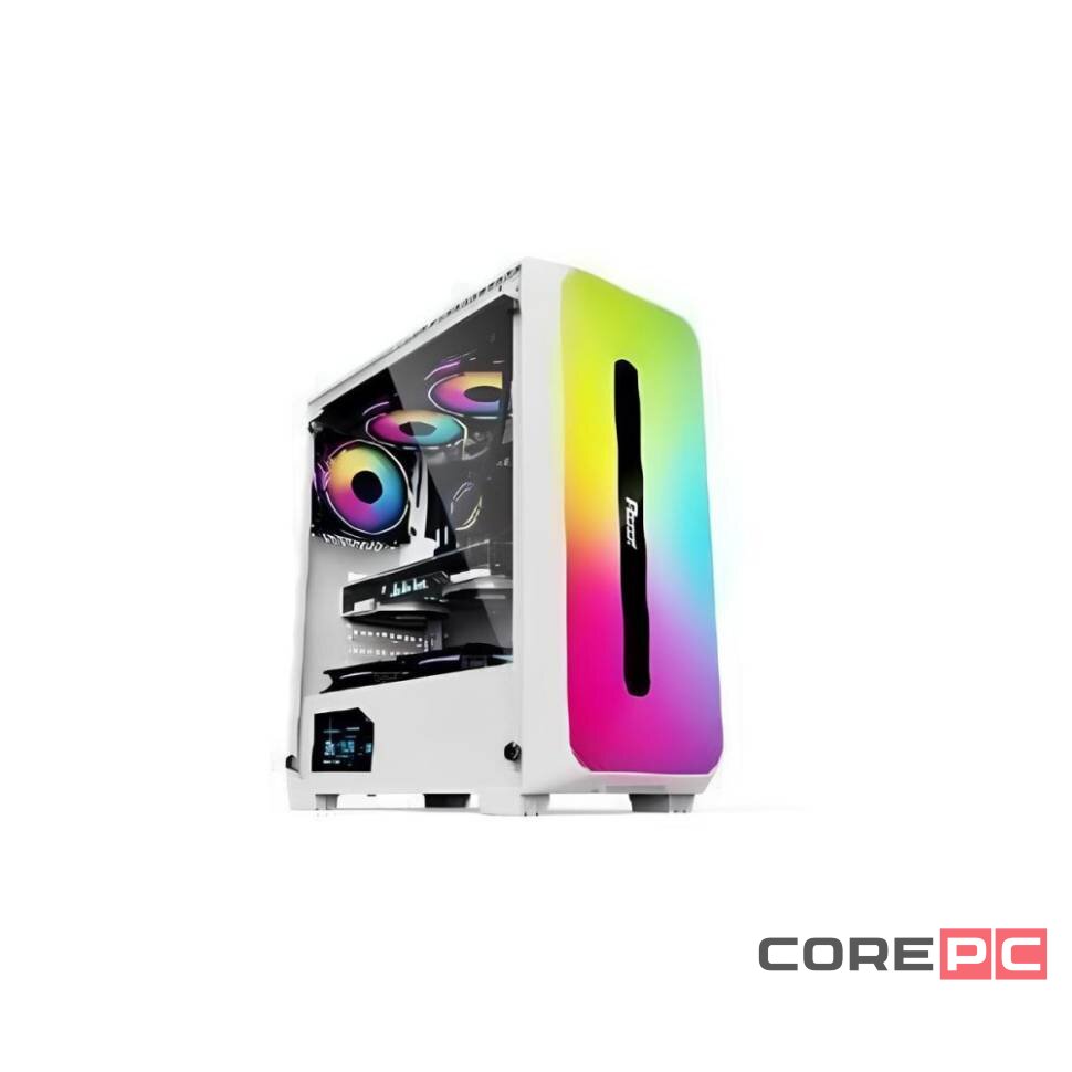 Компьютерный корпус ALSEYE Colorful-W RGB TG White