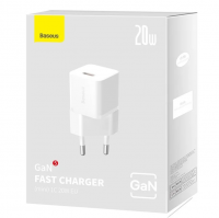 Сетевое зар. устр. Baseus GaN5 Fast Charger 1C 20W (CCGN050102) белое