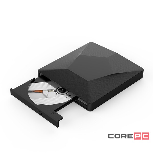 Внешний CD/DVD-ROM/USB3.0x2/MicroSD/TF Orico XD007 USB-C/USB черный