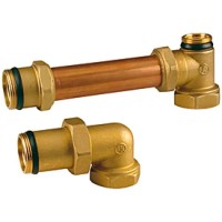 Комплект угловых соединителей Giacomini 1 1/4quot;, R182MY002