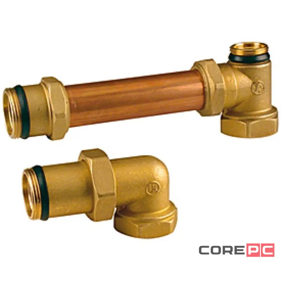 Комплект угловых соединителей Giacomini 1 1/4quot;, R182MY002