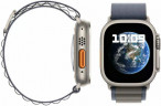 Apple Watch Ultra 2 49mm Natural Titanium Case Blue Alpine Loop (M) (Exchange Packed)