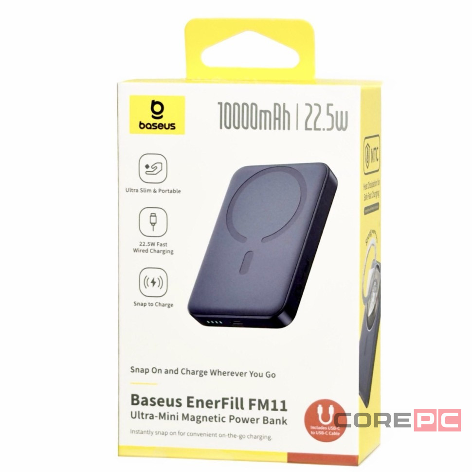 Powerbank Baseus EnerFill FM11 22.5W 10000mAh P1008210E123-00 черный