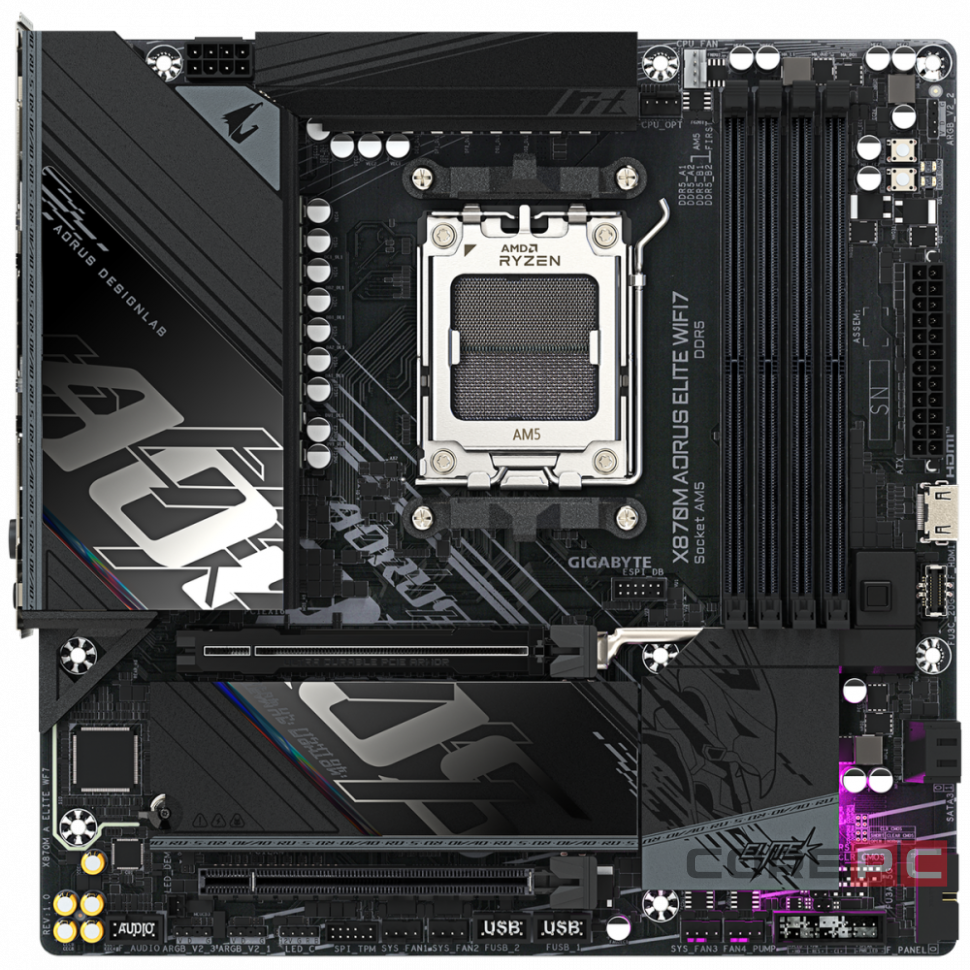 Материнская плата Gigabyte X870M AORUS ELITE WIFI7